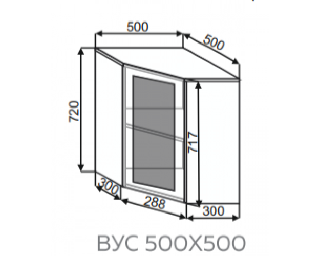 Шкаф Арина ВУС 500х500