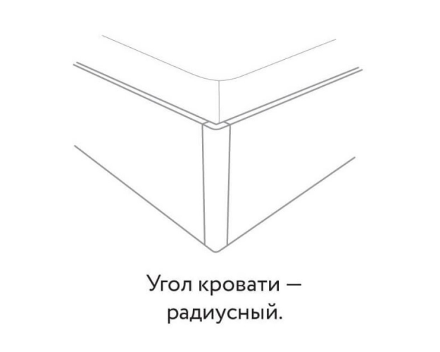 Кровать с ортопедом и ПМ 1600 Милана гаскон пайн / белый лофт